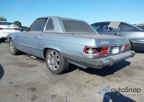 1985 Mercedes-Benz 380 Sl from USA, damaged, VIN WDBBA45C6FA020254